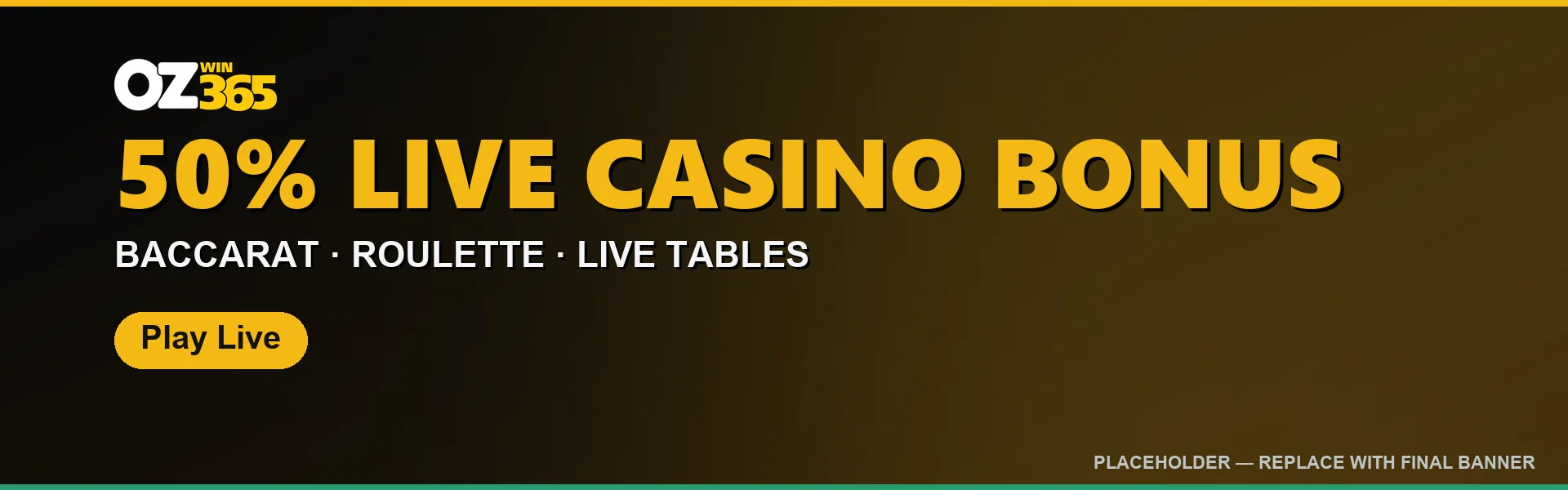 ozwin365ph 50% live casino bonus — placeholder banner